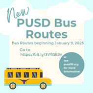 New PUSD Bus Routes